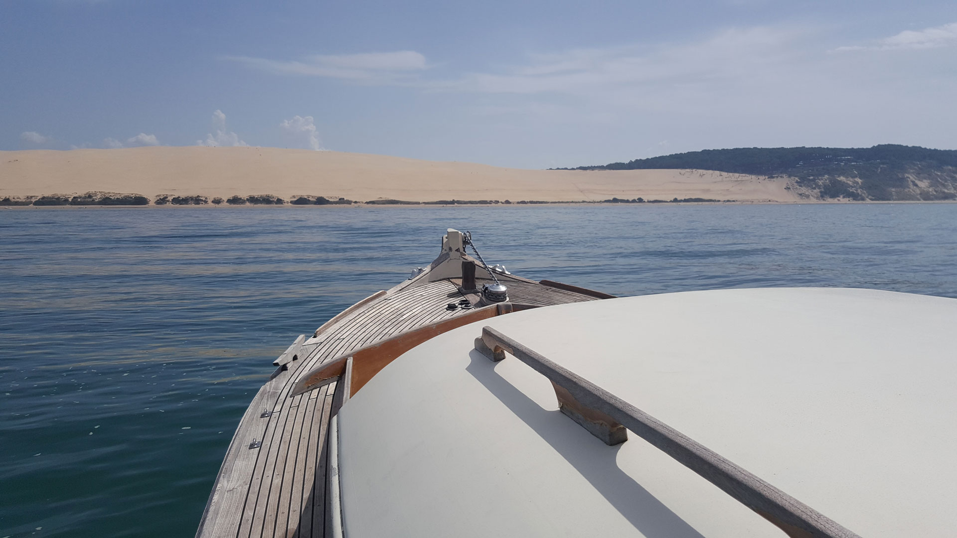 dune du pyla - pinasse arcachon - balade en bateau