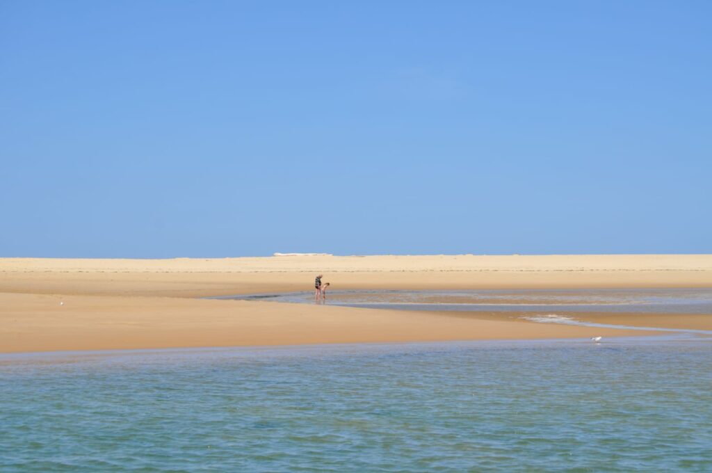 banc d'arguin - dune du pyla - arcachon pinasse