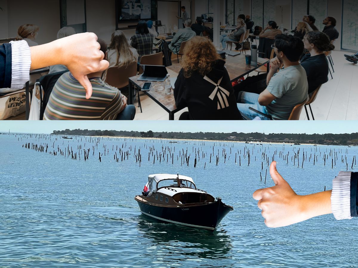 séminaire RSE - balade en pinasse - bassin d'arcachon